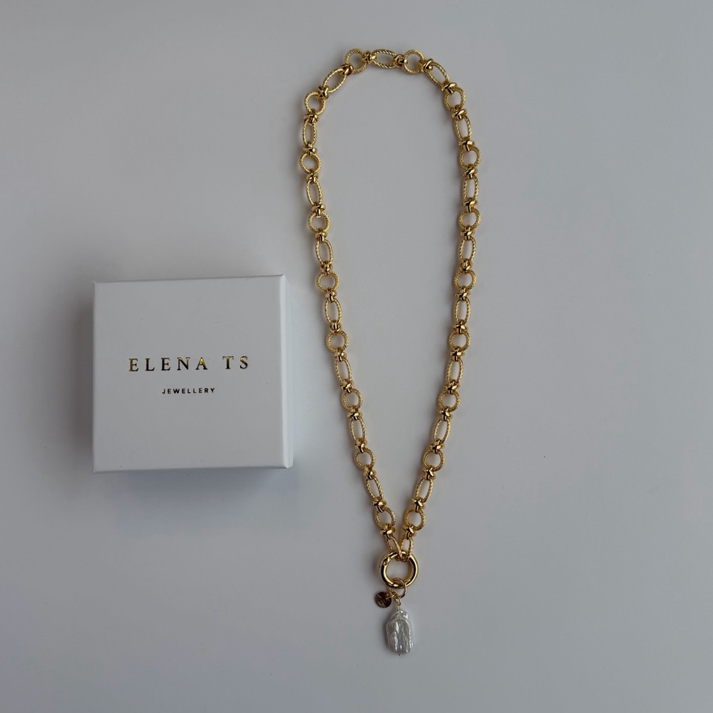 531 GoldChain Necklace with Pearl Pendant